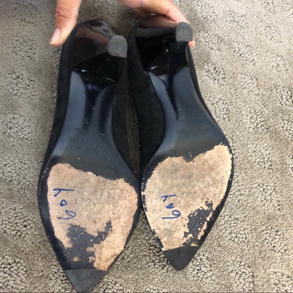 MARC by Marc Jacobs Studded Suede Low heeled pumps - Picture 6 of 7